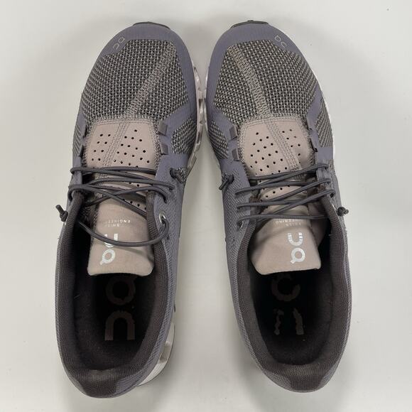 On Cloud 5 Running Shoes Womens Size 10 Shark Pebble Gray Sneakers Low Slip On - Picture 5 of 9